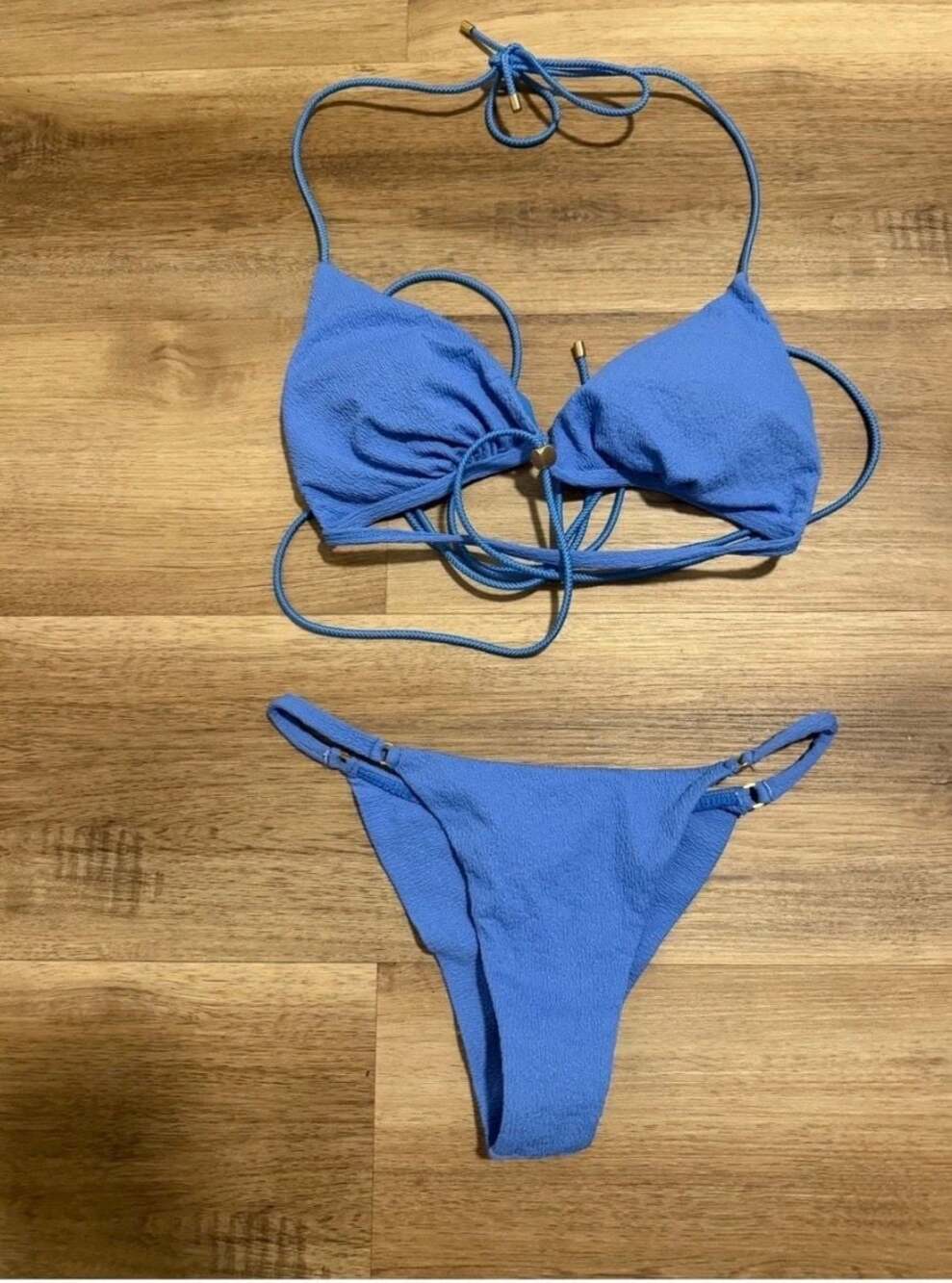 ViX Swimwear Periwinkle Firenze Eva Triangle Bikini Set - Picture 3 of 9